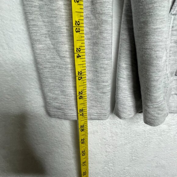 Lululemon Coast Easy Wrap Womens Size 10 Heathered Core Gray Sweatshirt - Picture 11 of 11